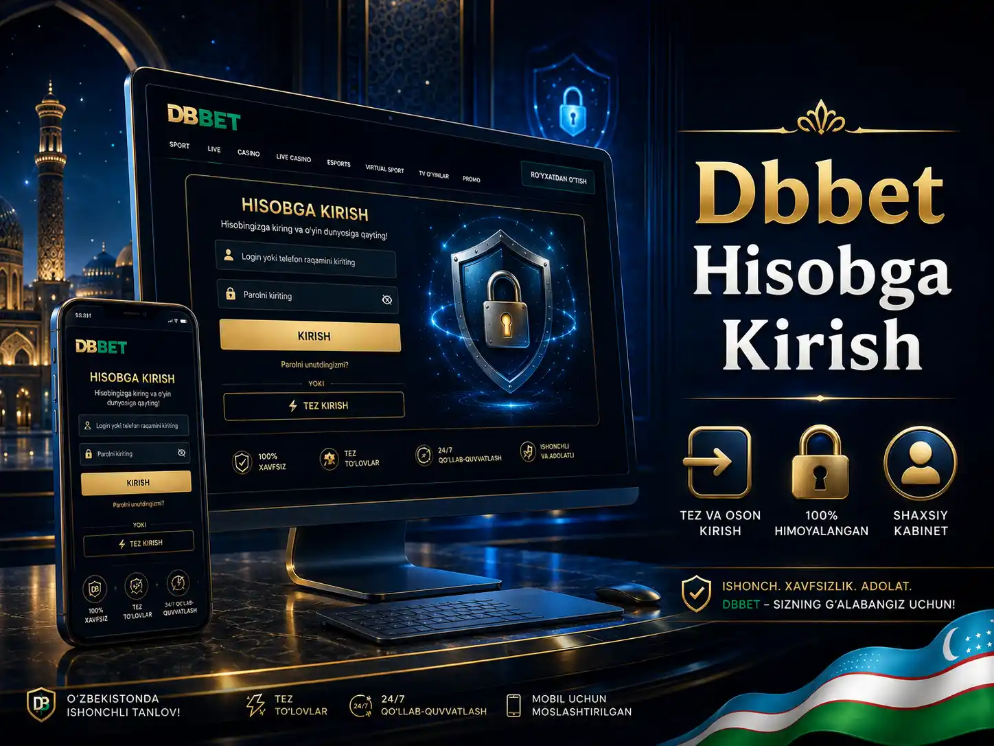 Shaxsiy Kabinetga Kirish Usullari