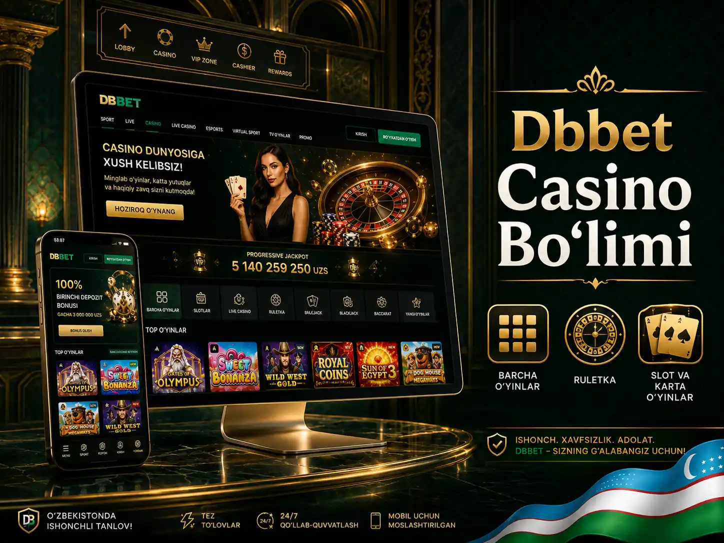 Casino Bo‘limidagi O‘yin Yo‘nalishlari