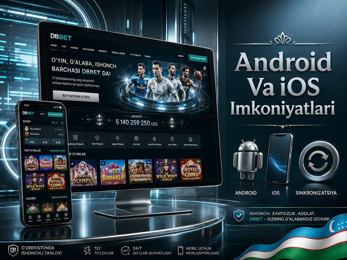 Android Va IPhone Uchun Mobil Kirish